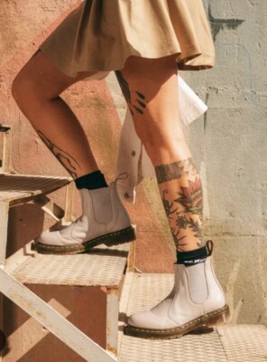 Martens Women's 2976 Virginia Ankle Boots Vintage Taupe EU 39 US NEW 