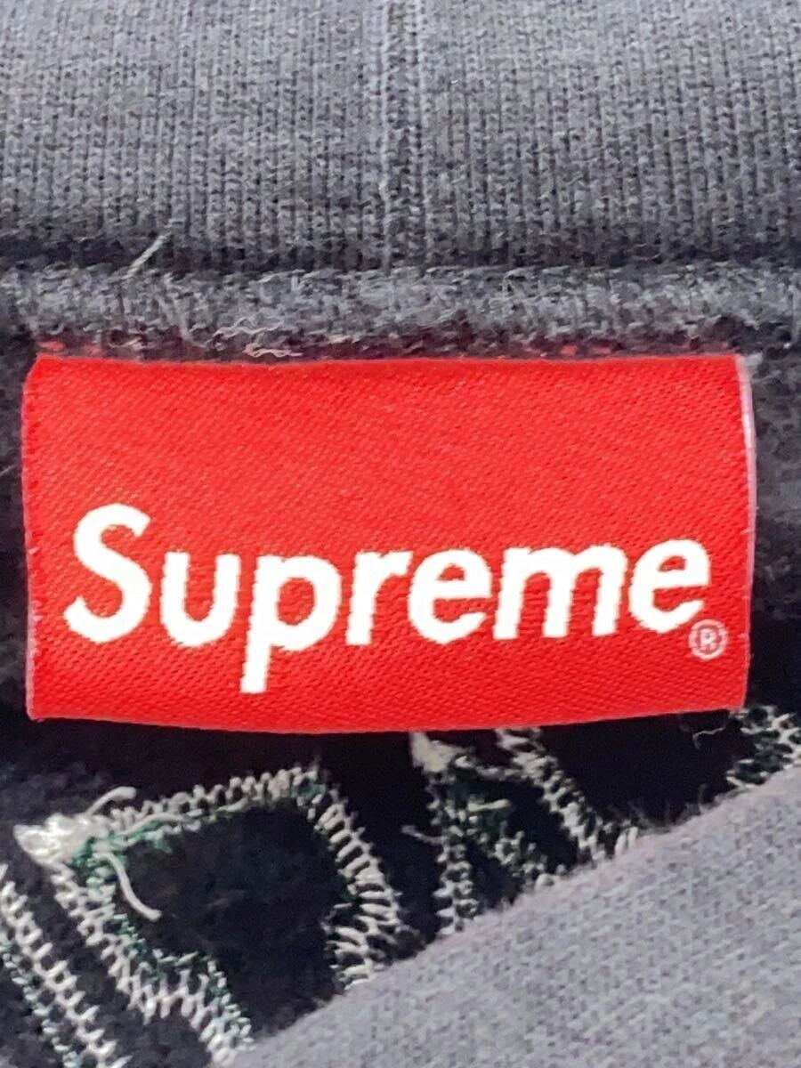 Felpa Supreme cotone nero usata