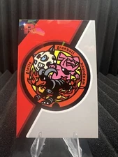 Badge Houndoom - Cracked Ice Holo - Team Rocket Card Database - Pokemon Card