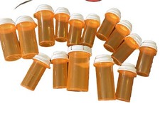 Lot of 15 Empty Used Medicine Pill Bottles Pharmacy Prescription Storage Crafts