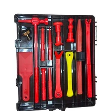 Set Plastic PDR Dent Repair Hammer and Bit Set 10 Pieces Pdr İnox