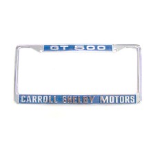 Gt500 Carroll Shelby Motors New License Plate Frame Gt500 Carroll Shelby Motors New License Plate Frame