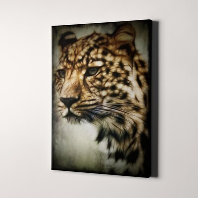 Cheetah Canvas Wall Art Print | Jungle Animals Home Decor and Gifts