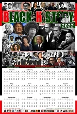 2022 Collectors Black History Poster  CALENDAR(f)  African American Museum(b)