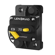 70 Amp Marine Circuit Breaker Resettable 70A with Manual Reset Switch Button ...