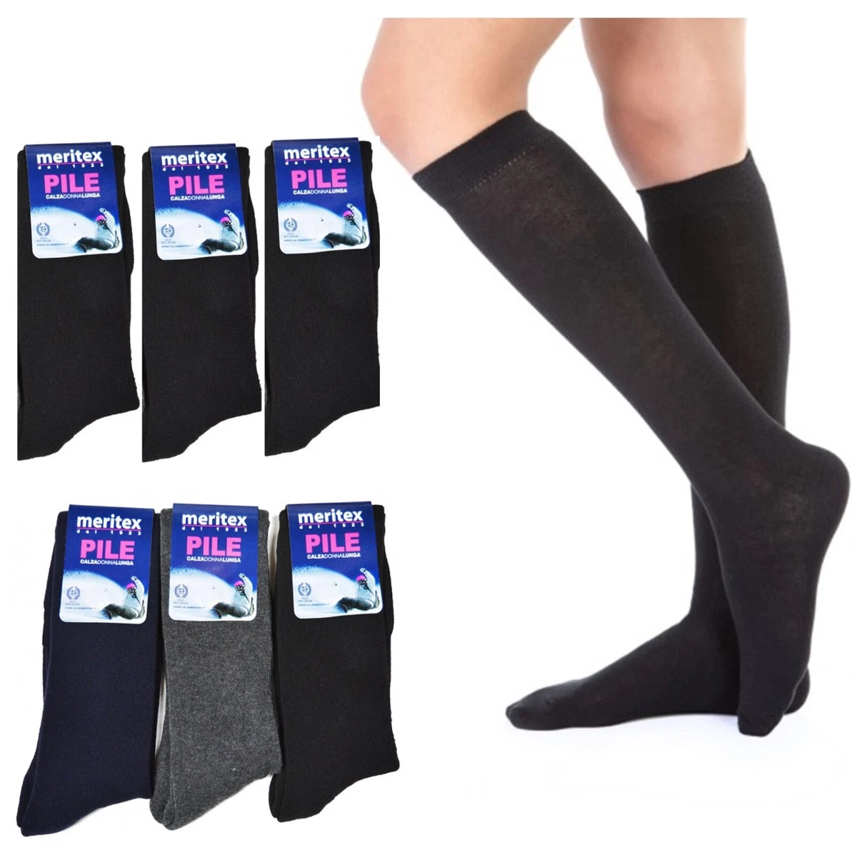 Calze Termiche In Pile Donna Calzini Accoglienti Da - Foto 13