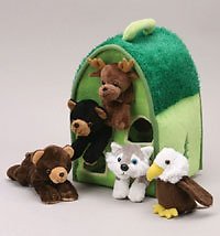 Unipak 12 Forest House - Alaska with 2 bears, Eagle, Moose and Wolf