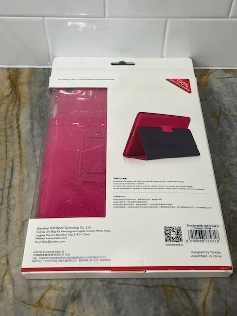Yoobao Fit 适用于 Apple iPad Air Executive 真皮保护壳 彩色 玫瑰 全新 — 第 3/4 张图片
