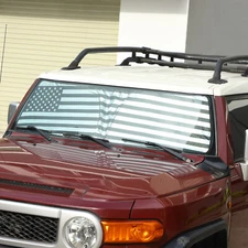 Car Sun Shade Windshield Window Sunshade Cover For Toyota FJ Cruiser 2007-14 US