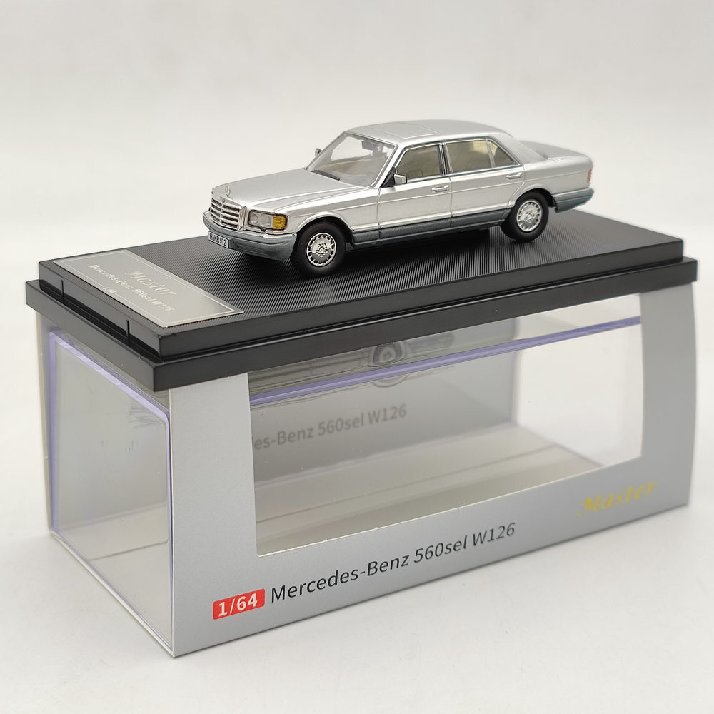 4R-254 Master 1/64 メルセデスベンツ 560SEL W126 Amazon | Master 1/64 ベンツ 560SEL W126 黒 | ミニカー・ダイ