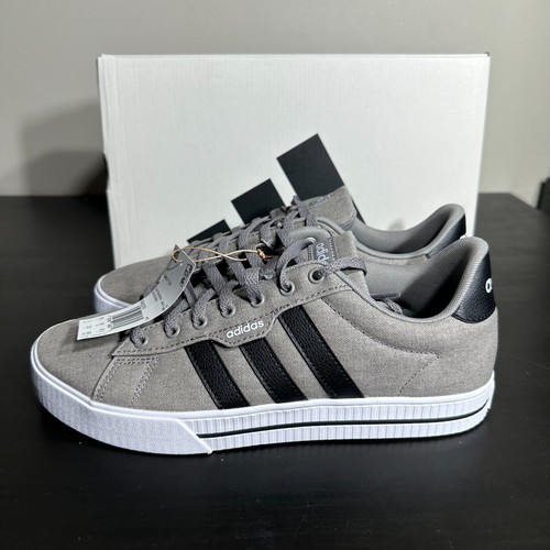 Adidas Daily 3.0 Low Men’s Size 9 Casual Lifestyle Shoes Gray Black FW3270 - Picture 6 of 11
