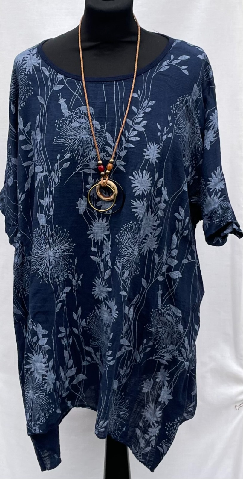 Top Da Donna In Cotone Leggero Italiano Classico Classico Cotone - Foto 9