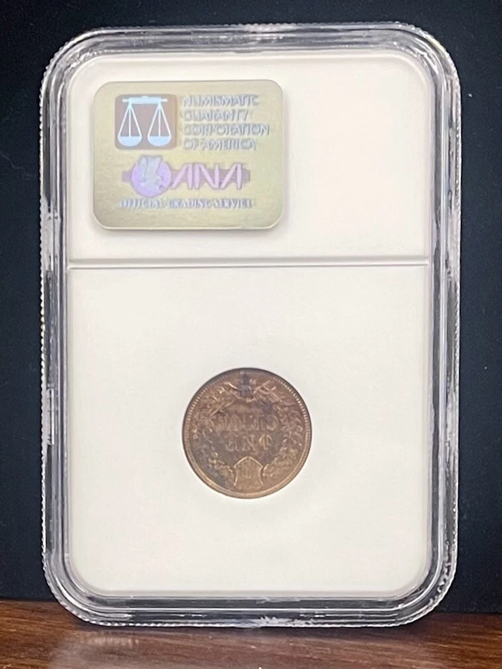 1888 1c NGC PR 64 RB ~ NEAR GEM PROOF INDIAN CENT SS-67 - Image 4 of 4