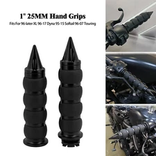 1" Motorcycle Handlebar Soft Touch Hand Grips Fit For Harley Sportster XL 96+