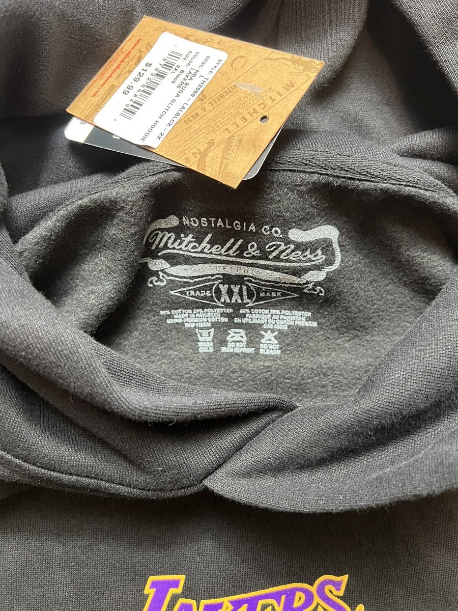 Los Angeles Lakers NBA Suga BTS Glitch Hoodie By Mitchell