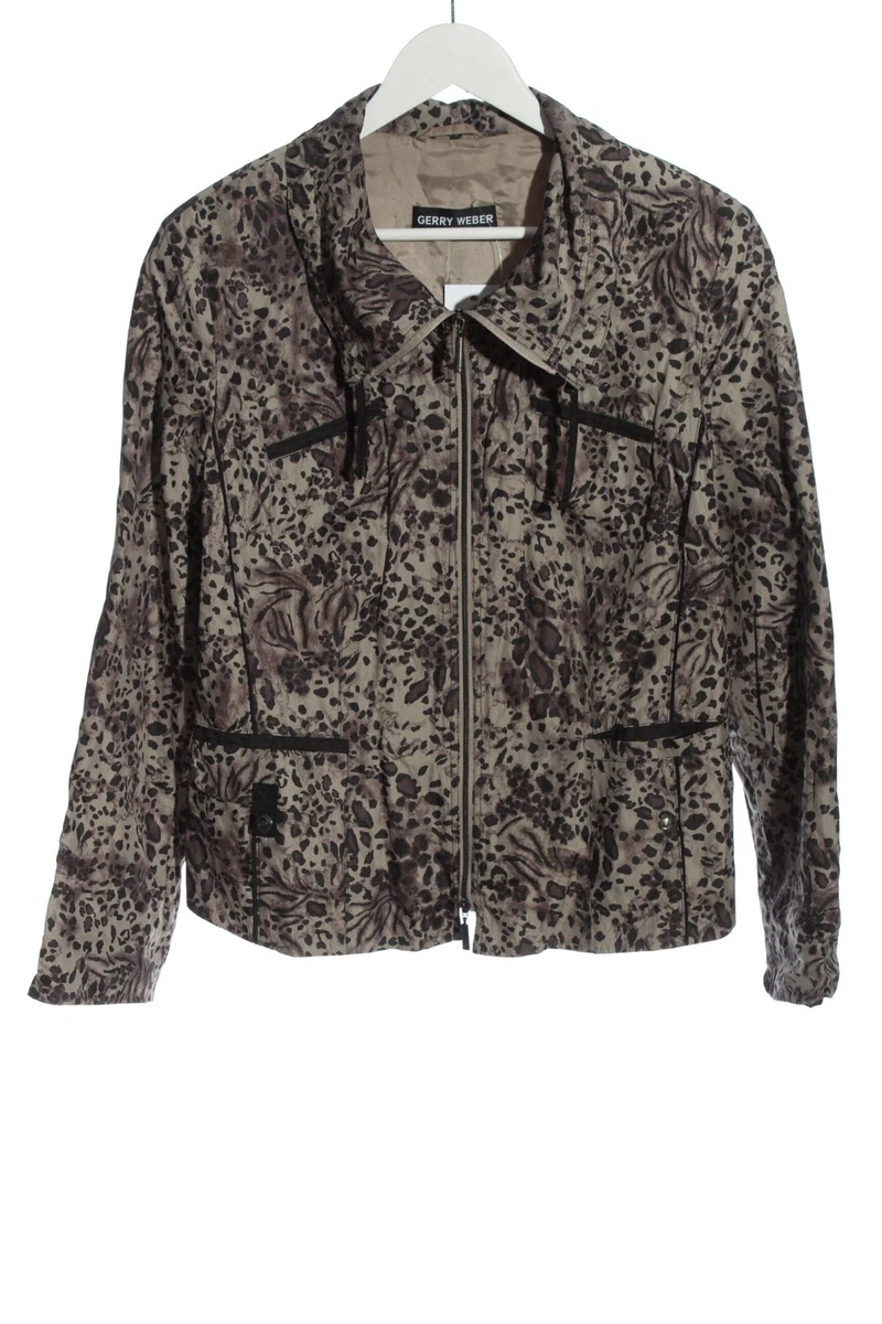 GERRY WEBER Veste mi saison Dames T 42 gris clair brun noir style