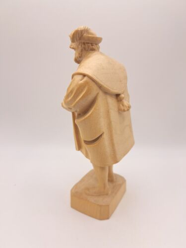 detaillierte geschnitzte Holzfigur - ein Man - Bürgermeister - H 19 cm - Bild 3 von 15