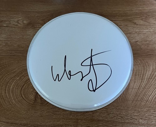 * STEVE WEST * signed 10" drumhead * PAVEMENT * DRUMMER * 2 - 第 1/2 張圖片