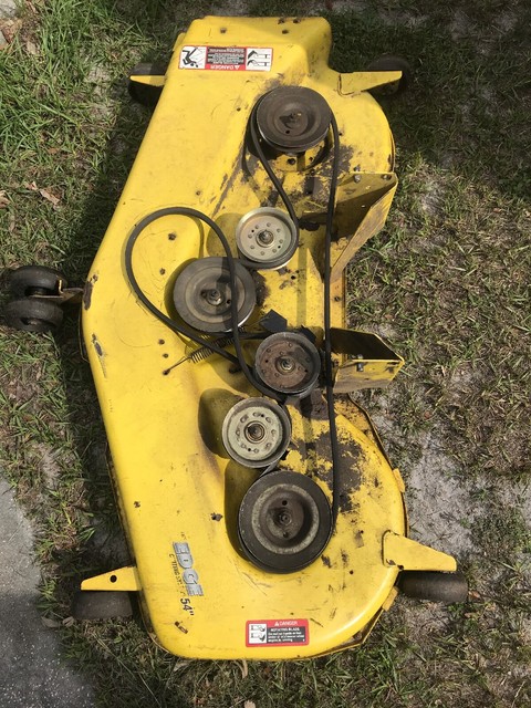 John Deere 48 Inch Mower Deck Belt Diagram
