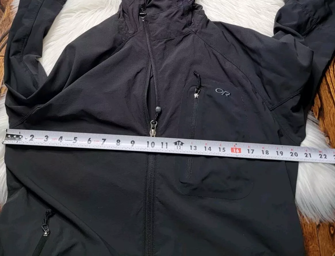 outdoor-research lightweight full zip hooded jacket