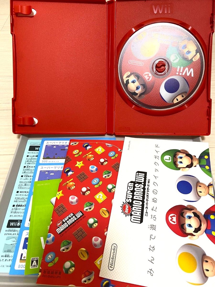 Nintendo Wii New Super Mario Bros. 2009 Japan Video Games | eBay