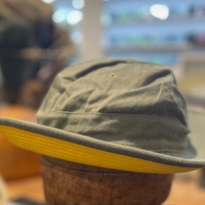 Papa Nui Daisy Mae Bucket Hat with yellow under visor NEW