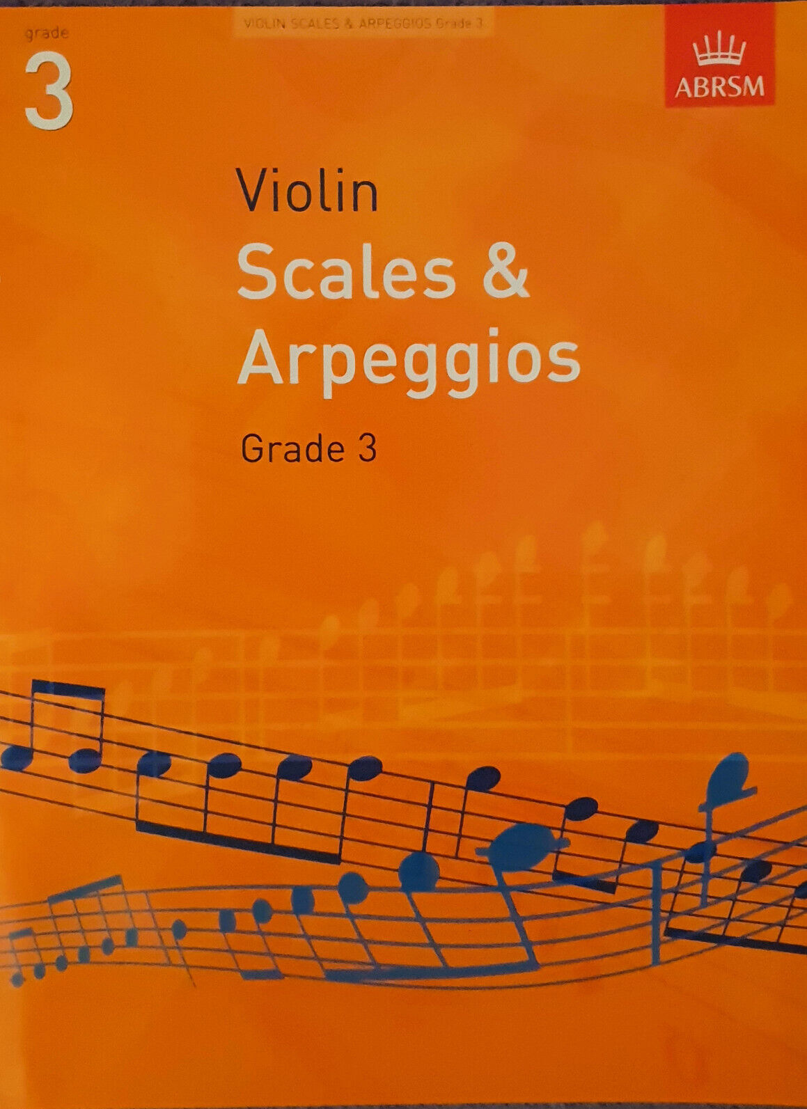 ABRSM Violin Scales & Arpeggios Grade 3 Music Exam Book Published 2007-------