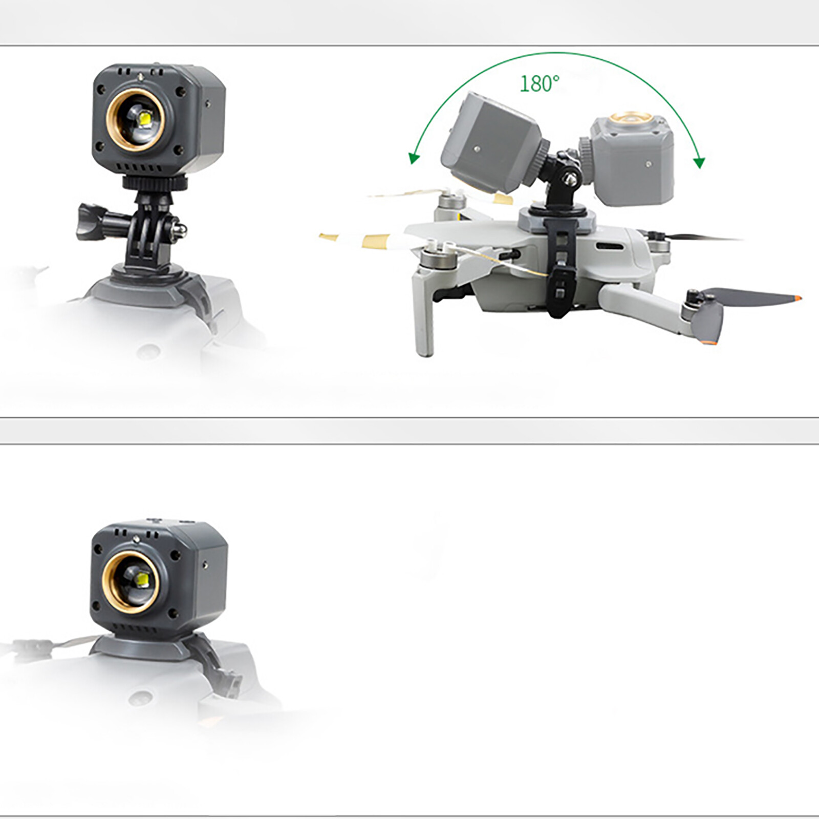 DJI Mini 3 Pro Mini 2 Mavic Air Drone LED Night Flight Searchlight