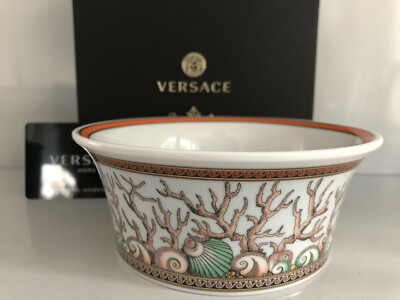 VERSACE Etoiles de la Mer CEREAL DISH 5,5' Rosenthal New BOX Müslischale 14 cm