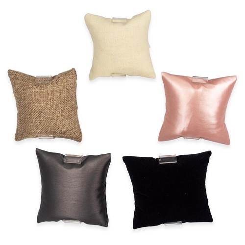 5 Pack - 2 1/4" x 2 1/4" Acrylic Watch/Bracelet/Bangle Pillow Display Stand - Picture 5 of 9