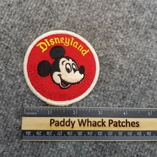 Vintage Disneyland Mickey Mouse Patch Walt Disney Productions Z0