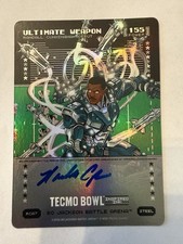 Bo Jackson Battle Arena TECMO Bowl Randall Cunningham Auto RCA7 Ultimate Weapon