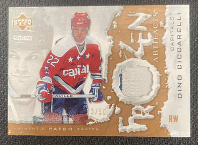 2007-08 UPPER DECK ARTIFACTS DINO CICCARELLI PATCH #ed 23/50