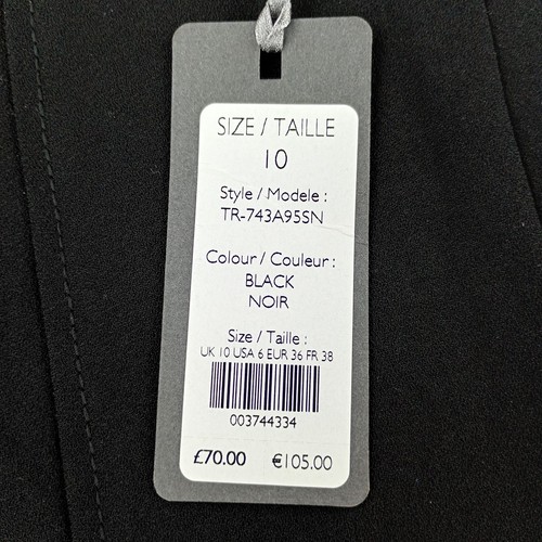 Laura Ashley Damenhose Größe 10 schwarz Polyester neu mit Etikett - Bild 2 von 17