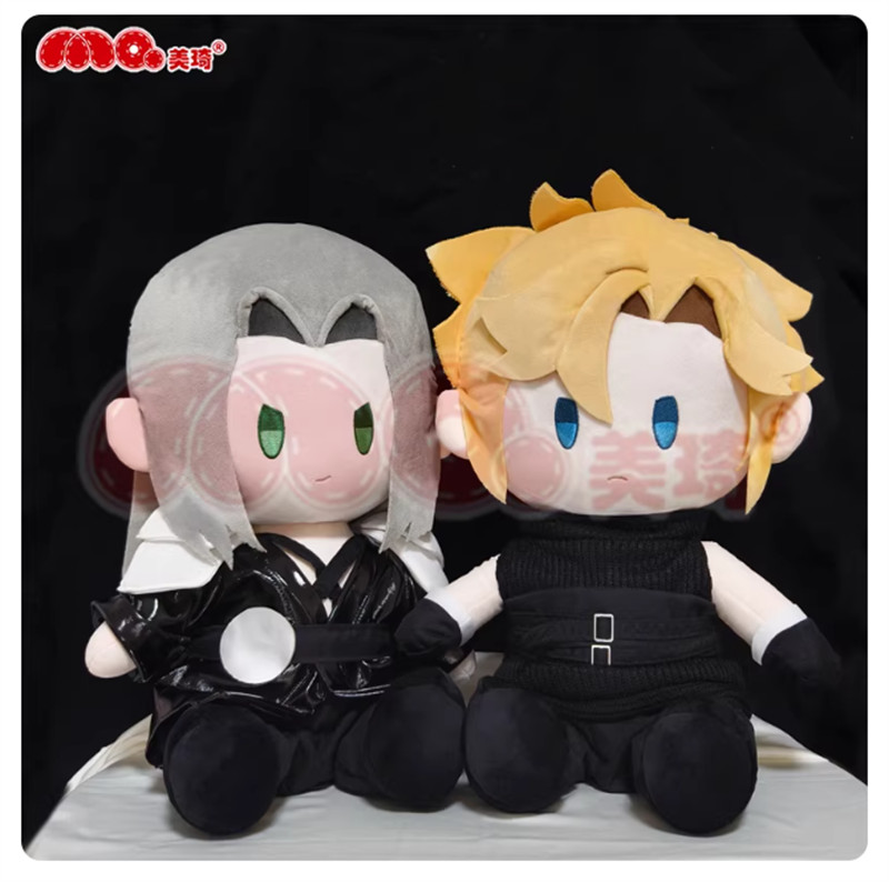 Final Fantasy VII Cloud Strife Sephiroth Plush Doll 40cm Dress Up Stuffed Toy