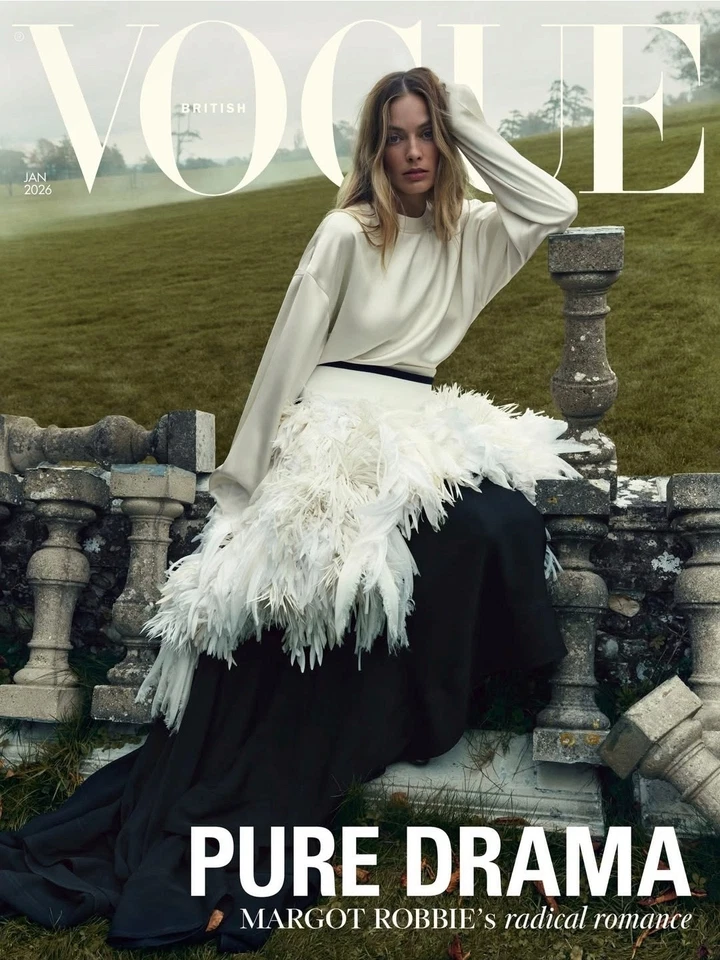 British Vogue Magazine (UK) - January 2026 - Margot Robbie