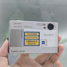 Sony Cyber-shot DSC-T10 Silver 7.2MP Compact Digital Camera- Used - English CJ