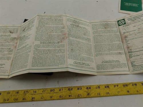 1982 Jaguar XJS Owner's Manual W/Service Record **AS IS** - Bild 4 von 10