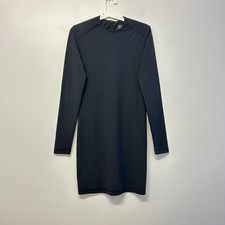 Alexander McQueen MCQ Black Bodycon Shift Dress Party Mini IT 38 UK 6 Women’s