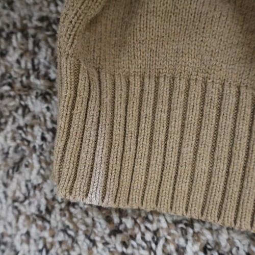 Polo Ralph Lauren 1/4 Zip Pullover Sweater Wheat XL 24.5x27.5 - Picture 16 of 21