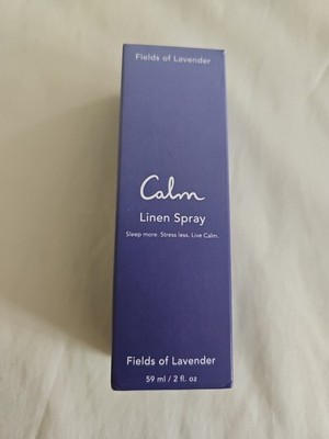 Calm Mist Aromatherapy Linen Sprays Lavender. New, Unopened. 59ml/2fl. oz