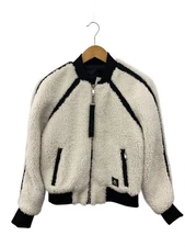 MOOSE KNUCKLES Other Fleece Jacket S Polyester WHT 211-m31ls633 Used