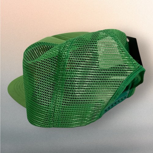 Cappello camionista vintage John Deere in tonchino verde, maglia snapback made in USA. - Foto 7 di 17