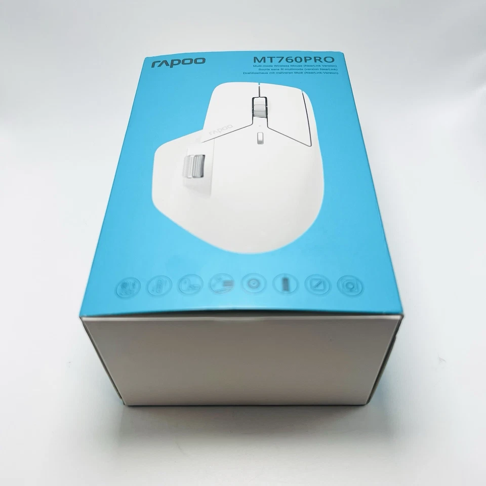 RAPOO MT760 Multi-Device Wireless Mouse Bluetooth 4000 DPI for PC Laptop Mac - Image 2 of 4