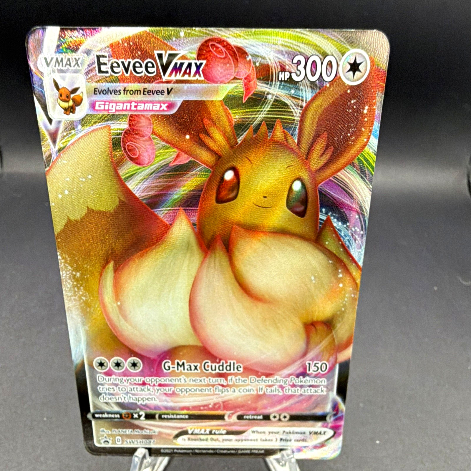 Eevee VMAX SWSH087 Sword & Shield Promo Full Art Holo Promo English 2020 300HP