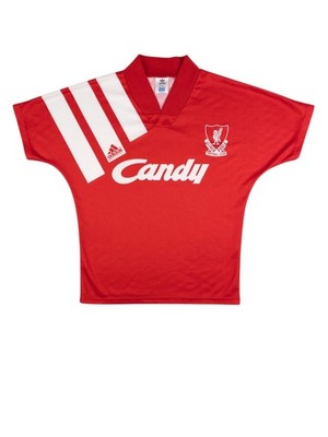 RARE Vintage Adidas Liverpool Candy 1991 1992 XS Fussball Jersey Trikot Football