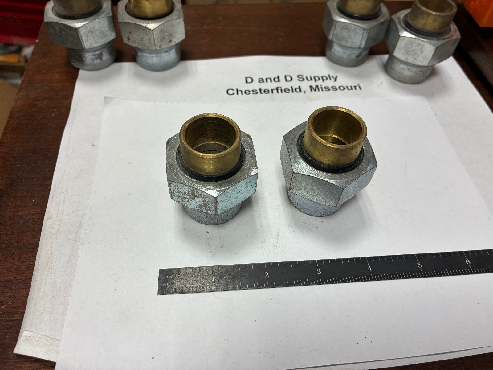 Lot of 2, WATTS Dielectric Unions, 3/4" FNPT x 3/4" Copper Solder, New-Old-Stock