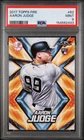 Aaron Judge 2017 Topps Fire #62 Rookie Card (RC) PSA 9 New York Yankees