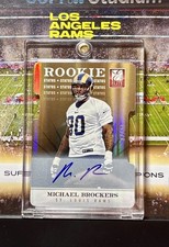 2012 Michael Brockers /24 RC ROOKIE St.Louis Rams GOLD Die-Cut  AUTO #110