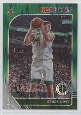 2019-20 Panini NBA Hoops Premium Stock Green Flash Prizm 99/99 Brook Lopez 1fb7
